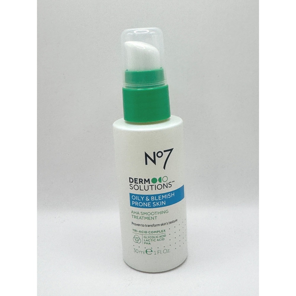 No7 Derm Solutions AHA Smoothing Treatment 1oz NEW